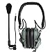 DETECH Tactical Headset Electronic Shooting Ear Protection NRR21dB Sound Amplification Noise Reduction Ear Muffs