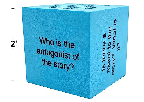 Teacher Created Resources 20634 Foam: Reading Comprehension Cubes Blue 2" x 2" - Image 6