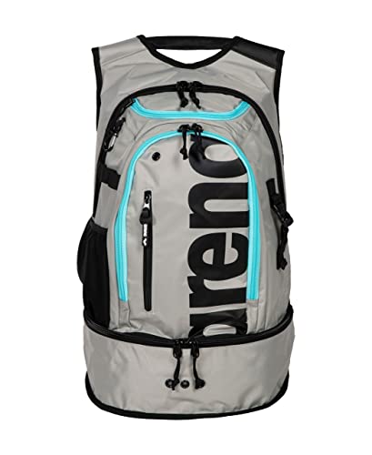 arena Fastpack 3.0 Bolsa Deportiva para Natación, Playa, Gimnasio y Deporte, Bolsa de Viaje de Tejido Hidrófugo con Tirantes Acolchados, Compartimento para Zapatos y Ropa Mojada, 40 L