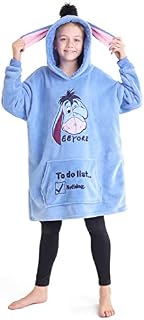 Disney Hoodies for Girls Boys, Kids Oversized Hoodie Blanket, Minnie Mickey Stitch Gifts