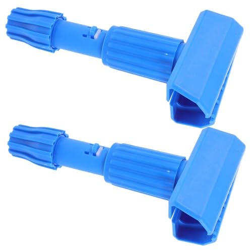 HOODANCOS 2Pcs Detachable Mop Head Clips Clamp for Mop Handle Replacement Easy to Attach and with Flat Mop Heads Versatile Cleaning Tool for All Floor Types