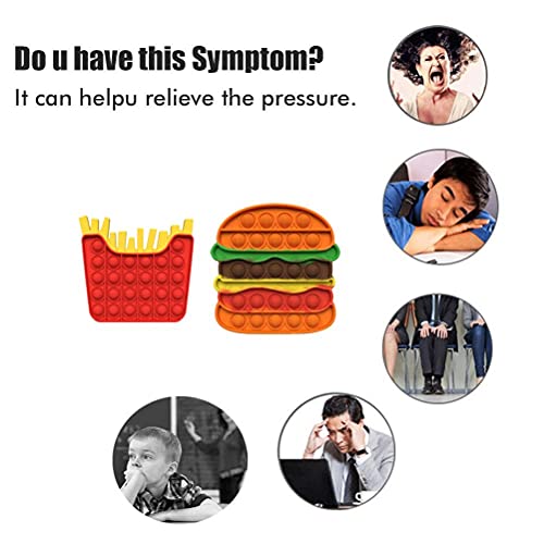 Dan&Dre Brinquedo Sensorial Empurrar Bolha Fidget Brinquedo de Descompressão Los Forma de Parágrafo