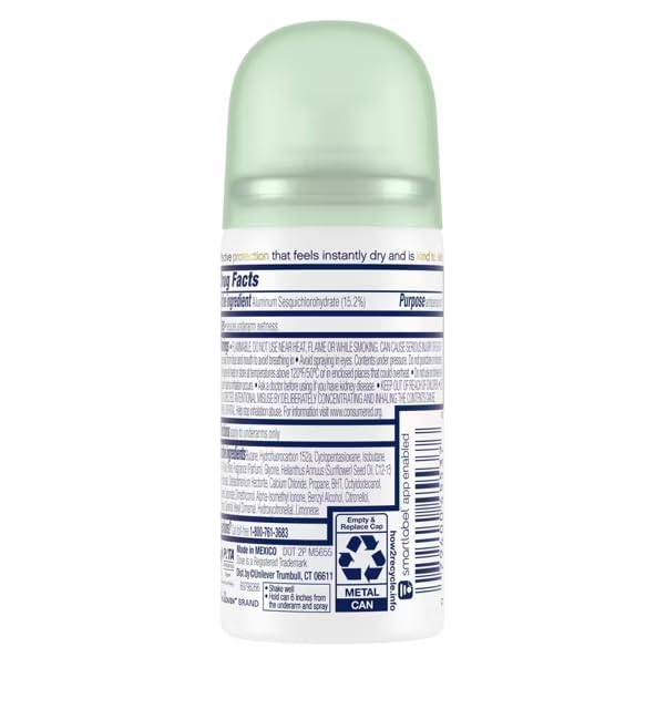 Dove Advanced Care Cool Essentials Antitranspirante Spray 4 pack miniatura 5