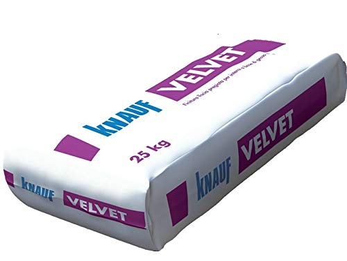STUCCO IN POLVERE VELVET KNAUF 25 KG finitura