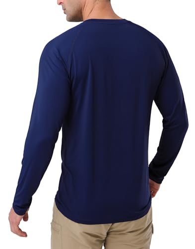Pioneer Camp Men's Sun UV Protection SPF Shirts UPF50+ Rash Guard Long Sleeve Lightweight Hiking Quick Dry Running Swim Shirt2