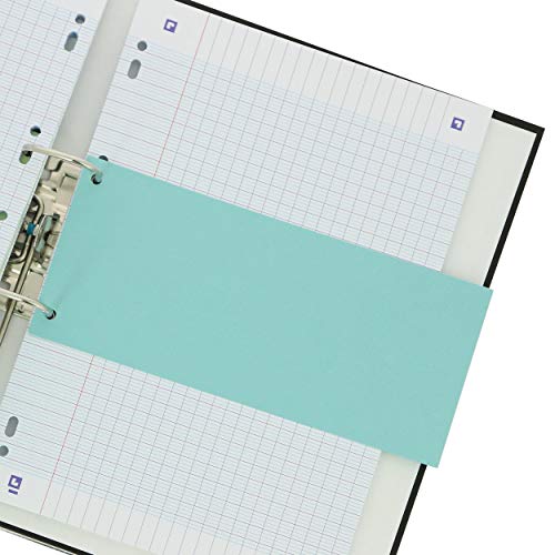 Oxford Trennstreifen, aus Karton, gelocht, 190 g/m², 4 Farben, 100 Stück