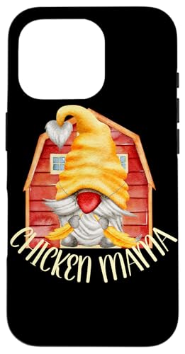 Chicken Mama Gnome �t�@�[���n�E�X �ʔ����f�U�C�� �X�}�z�P�[�X iPhone 16 Pro �p