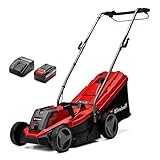 Einhell Power X-Change 18/33 Cordless Lawnmower With Battery and Charger - 18V, Brushless Motor, 33cm Cutting Width, 30L Grass Box, 5 Cutting Heights - GE-CM 18/33 Li Battery Lawn Mower