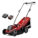 Einhell Power X-Change 18/33 Cordless Lawnmower With Battery and Charger - 18V, Brushless Motor, 33cm Cutting Width, 30L Grass Box, 5 Cutting Heights - GE-CM 18/33 Li Battery Lawn Mower