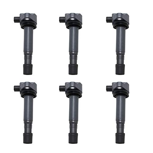 TRQ Ignition Coils Kit Set of 6 New for Acura MDX/RDX/TLX Honda Accord/Crosstour/Odyssey/Pilot