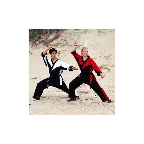 PROFORCE Demo Team Karate Uniform - Black & White - Size 0