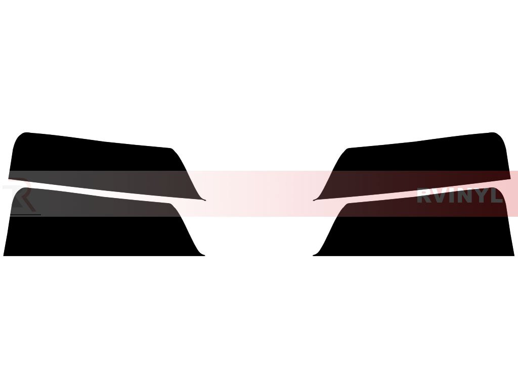 Rvinyl Window Tint Kit Compatible with Acura Mdx 2007-2013 - Windshield Strip Visor - 5%