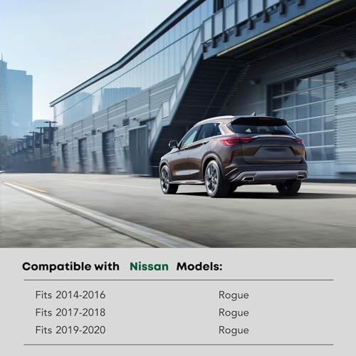 Estribos laterales de aluminio para Nissan Rogue 2014-2020 miniatura 2