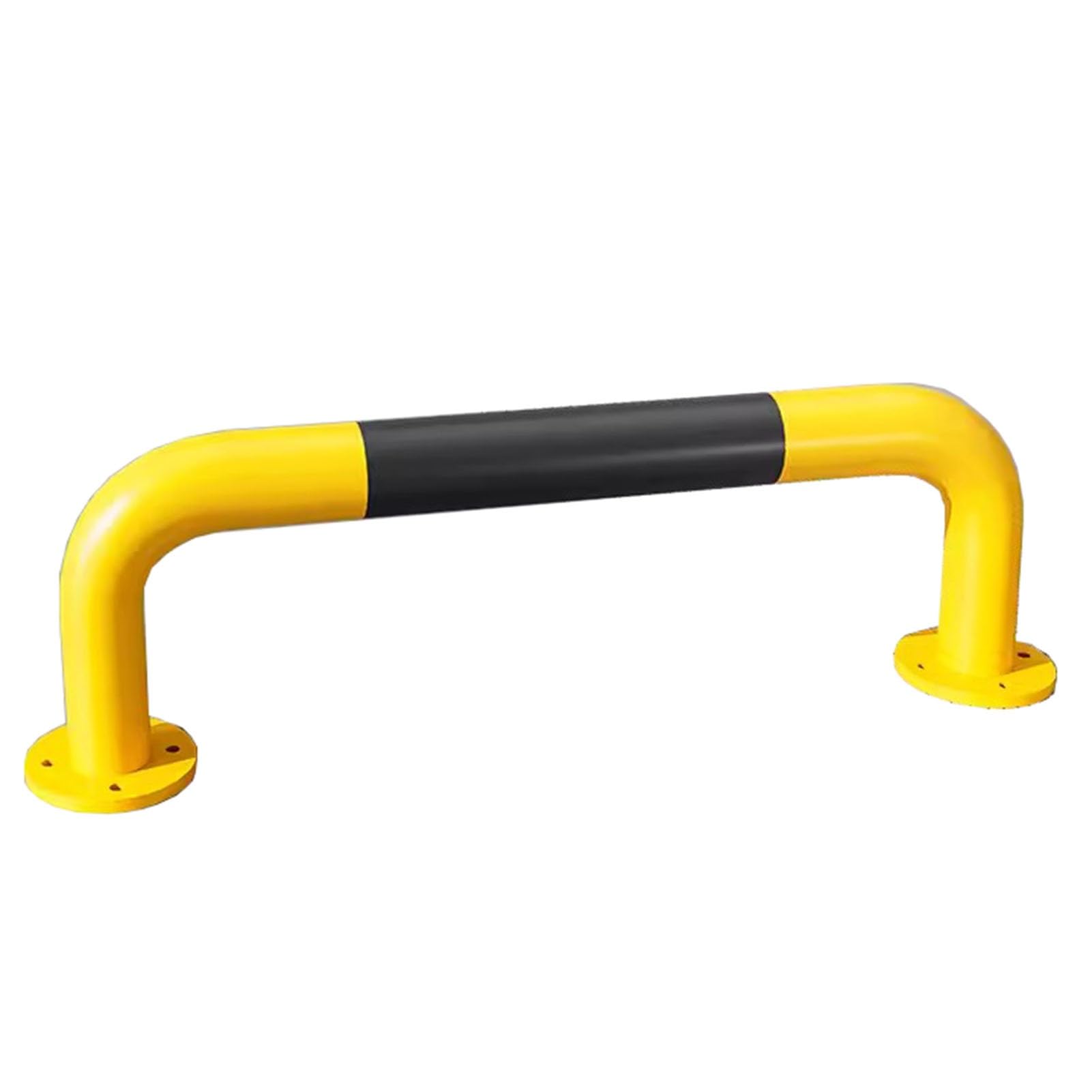 Lpmengs-Eu 19.6*11.8In Safety Bollard Safety Bollard Post, Steel Bollards With Reflective Tape