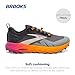 Brooks Men’s Cascadia 17 Trail Running Shoe - Primer/Ebony/Oriole - 9.5 Medium