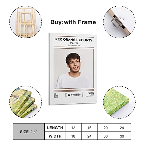 Poster Rex Orange County grande toile anti-reflet pour mur vide - 2