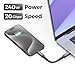 deleyCON 240W 20 Gbps USB-C Kabel 0,15m (USB 3.2 Gen 2x2) PD 3.1 Kurzes Ladekabel Datenkabel 4K@60Hz für Ladegerät iPhone 17 16 Pro Max Air AirPods Galaxy A16 A56 S26 S25 iPad MacBook Tablet Switch