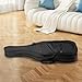 VEVOR 4/4 Full Size Cello Case, Anti-Scratch, Nylon Waterproof, Lightweight Portable Travel Carrying Bag, with Reinforced Handle, Dual Shoulder Straps, Professional Cello-Shape, for Cello, Black