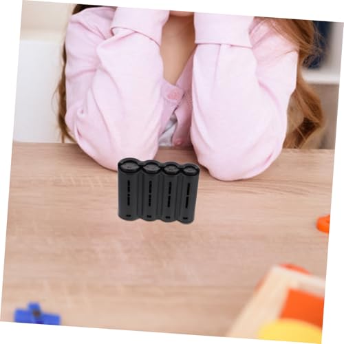 Caja organizadora para monedas con 4 compartimentos negra miniatura 6