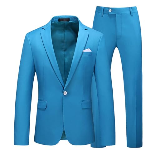 Mens Multi Colors Classic Suit Casual Formal Events Sport Coat Daily Business Comfort One-Button Blazer