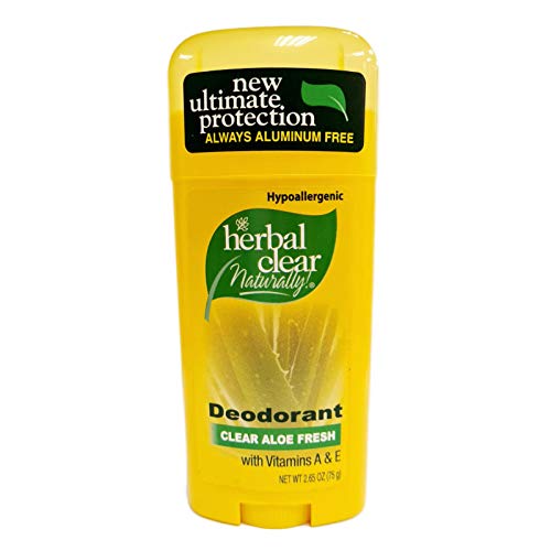 21st Century Herbal Clear Deodorant, Aloe Fresh, 2.65 Ounce