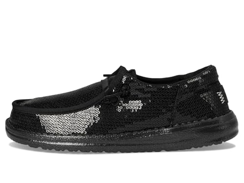 HEYDUDE Women's Wendy Funk Mono Sequin (Little Big Kid) Slip-On4