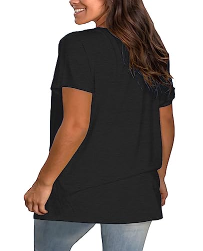 Plus Size Nope Not Today Shirts Womens Funny Tshirts Graphic Tees Short Sleeve Summer Tops4