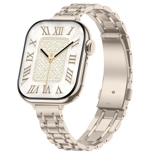 Suphart Slim Metal Bands Compatible with Apple Watch Band 49/46/45/44/42mm - image 1