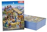 Peaceful Prince Chocolate Advent Calendar (10-Pack) by Vermont Christmas Company - with Nativity Story & 24 Pieces of Shaped Milk Chocolate