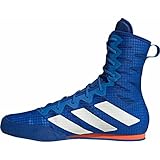 adidas Box Hog 4, Sneaker Unisex Adulto, Team Royal Blue/Off White/Impact Orange, 46 EU