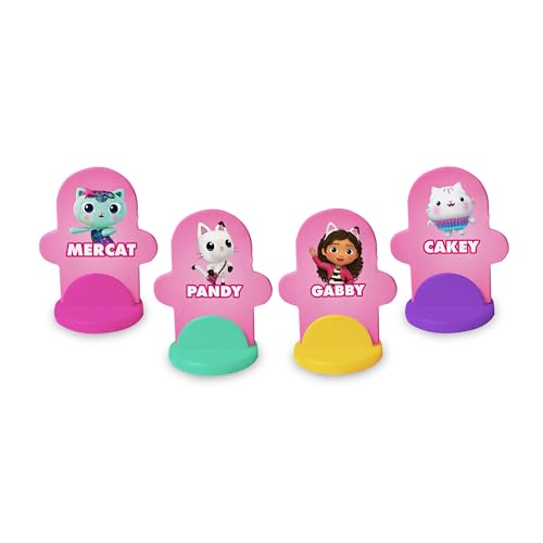 Winning Moves Gabby' Dollhouse Monopoly Jeu de société Junior Achetez Panda Paws Kirry Fairy Baby Box DJ Catnip et échangez Votre Chemin vers Le succès Excellent Cadeau pour Les Enfants de 6 - vue 5