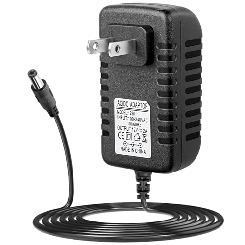 Image of MAD OWL 12V 2A DC Power Supply Adapter Charger for Guitar Pedal Piano Keyboard, 110V AC 5.5 x 2.1mm Center Negative