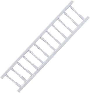Abaodam 1 Peça Corrimão De Coluna Branca Acessórios Brancos Móveis De Casa De Boneca Mini Móveis Mini Adorno Mini Corrimãos Corrimãos De Madeira Mini Ornamento Branco Mini Móveis De Casa