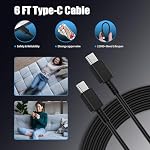 3Pack 45W USB C Charger for Samsung Galaxy S24 Ultra, Super Quite Fast Charging Type C Block with 6.6FT C to C Cord for Samsung Galaxy Tab S9 S8 S23 Ultra S22 Ultra S23 S22 S21 Note 10 Plus 20