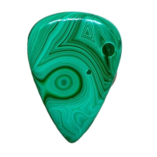 Malachite cabochon poire 40x27x5mm pour création de bijoux de litothérapie