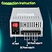 MEISHILE 60V 20A 1200W Switching Power Supply Adapter AC to DC Transformer Converter for LED Driver Strip Light Lamp, Machine, 120V 110V to 60Volt 5A 8A 10A 15A 16Amp