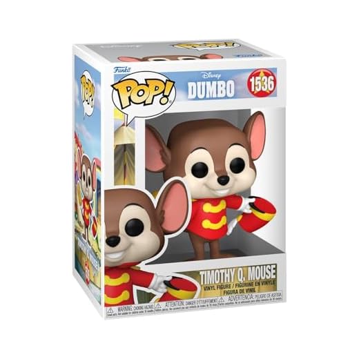 Funko Pop! Disney: Dumbo – Timothy Q.Mouse- Figura de Vinilo Coleccionable - Idea de Regalo - Mercancia Oficial - Juguetes para Niños y Adultos - Movies Fans - Muñeco para Coleccionistas