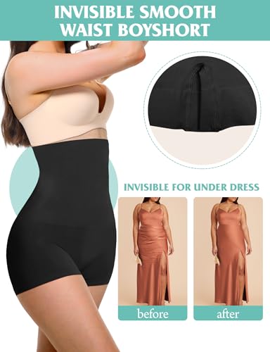 Tummy Control Shapewear, High Waisted Shapewear Shorts Body Shaper for Women Seamless Butt Lifting Thigh Slimmer4