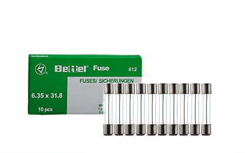Preisvergleich Produktbild 10er Päckchen Sicherungen 12A träge 6,3x32mm