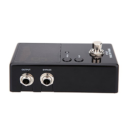 Tempaky Guitarra Baixo Violino Ukelele Mini Pedal Afinador