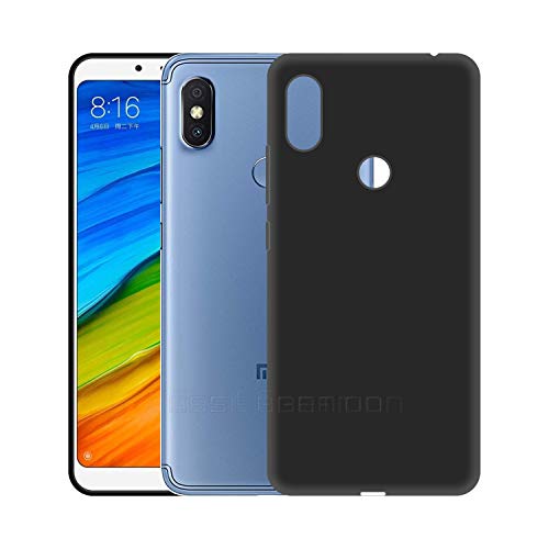 Image of Case Creation Luxurious OG Series for Xiaomi Redmi Note5 Pro Case Cover,Anti-Dirty Slim Case Frosted Matte Cute Candy TPU Raised Bezel (Splash of Color) Back Cover for Redmi Note 5 Pro -Black