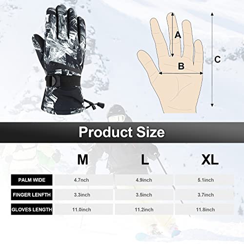 Limmax Ski Gloves Winter Gloves For Men Women Snow Gloves Winter Waterproof Snowboard Gloves Cold Weather Men Women Warm Gloves For Outdoor Skiing #TOP4