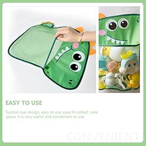 Zerodeko Bath Toy Storage Bag: Dinosaur Design Baby Bathtub Toys Organizer Pouch Beach Toys Container Shower Quick Drying Mesh Net for Kids and Toddlers Zerodeko Bath Toy Storage Bag Dinosaur Design Baby Bathtub Toys Organizer Pouch Beach Toys Container Shower Quick Drying Mesh Net for Kids and Toddlers