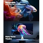 Magcubic Mini Proyector Portátil 4K Soporte [App Integrada] Android 14