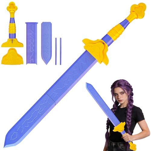 OPEIXSAYKOC Espada para Accesorios de Cazador,Armas de Juguete,Espada de Anime,Accesorios de Disfraz de Cosplay de Anime, Armas de Cosplay para Halloween,Carnaval,Fiestas Temáticas