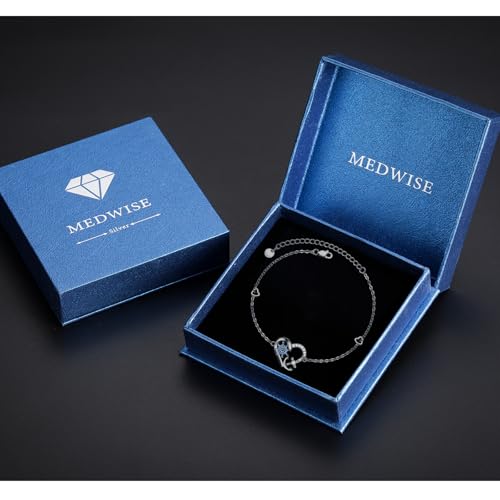Image of MEDWISE Multicolor Anchor Ankle Bracelets 925 Sterling Silver Anchor Jewelry Adjustable Anklet Summer Beach Jewelry for Daughter Women Wife Mom Christmas Gifts 2025