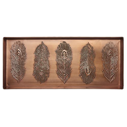 HF by LT Antlers Pattern Metal Boot-Tray 30 x 13 inches Antique Zinc Finish product thumbnail 17