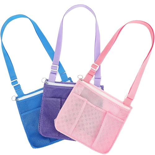 Image of Fammart Mesh Beach Bag for Women, Large Beach Toy Pool Bag with Zipper Pocket, SandProof Cruise Essentials 2026 Family Travel