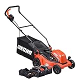 DLM-310-35 - 40V Akku-Rasenmäher mit 35 cm Schnittbreite - inkl. 2X 4 Ah Akku & Ladegerät