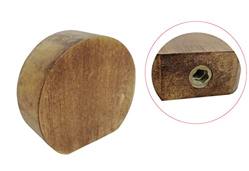 FixtureDisplays® Round Top Wood Beer Tap Handle Header Keg